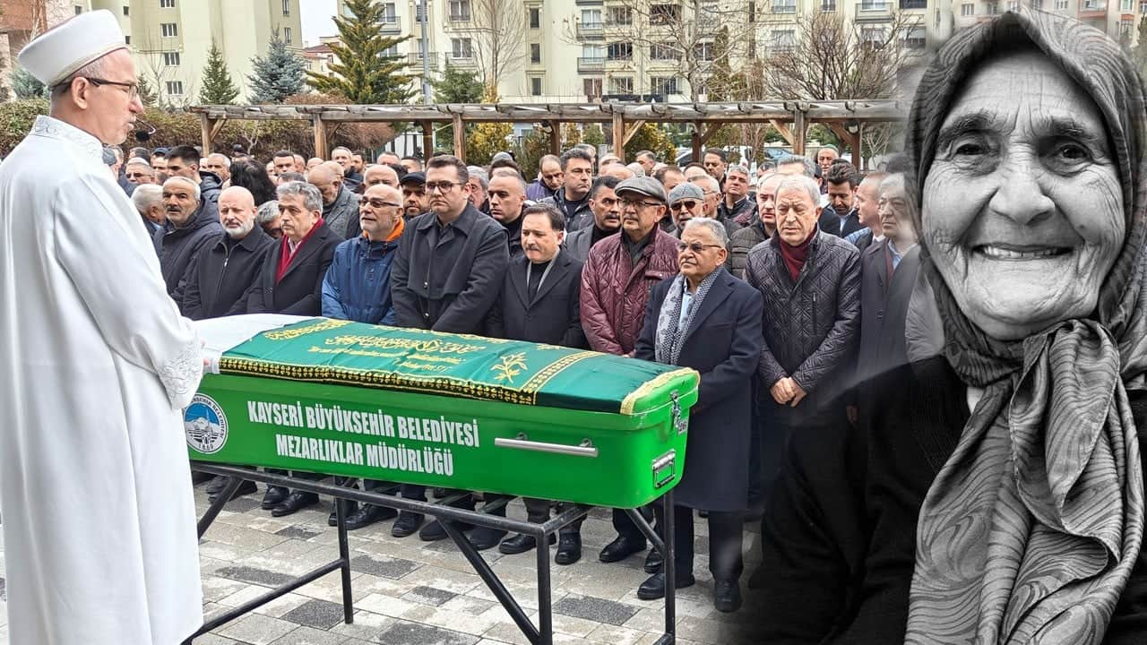 Büyükkılıç'ın acı günü: Kayınvalidesini toprağa verdi