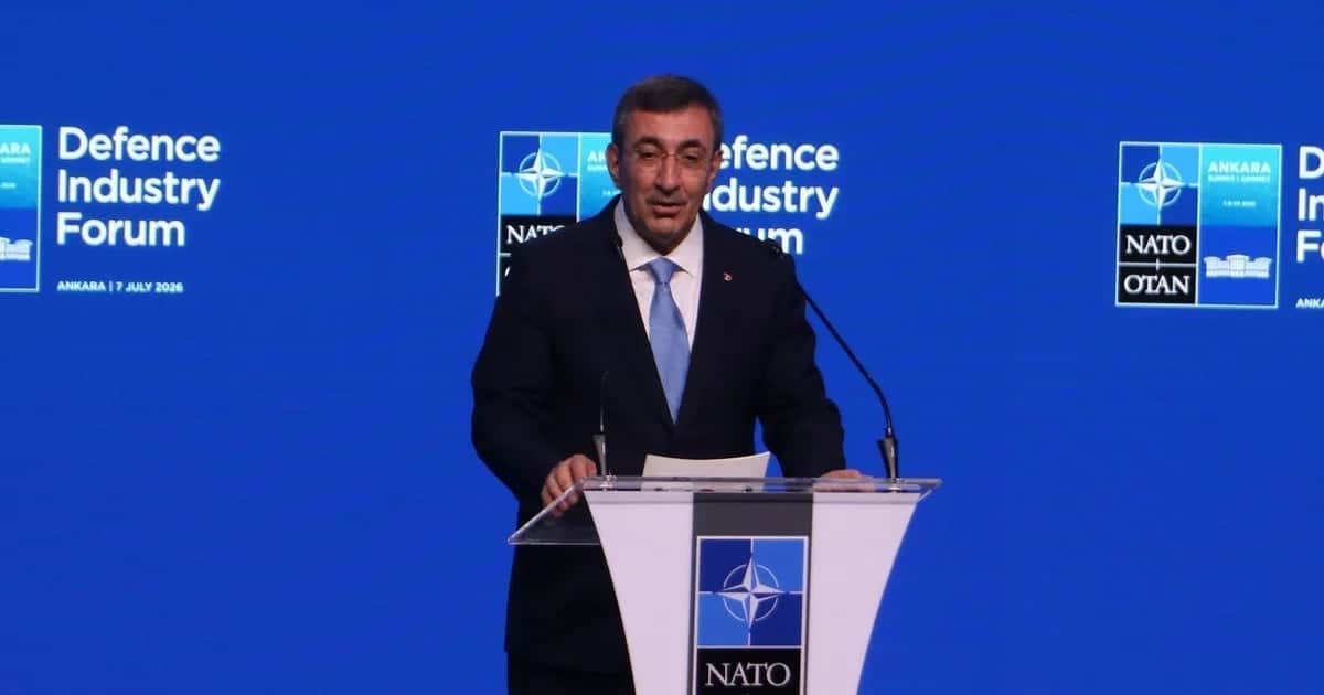 Cevdet Yılmaz NATO Forumu'nda açıkladı: Savunmada dünya 11'incisiyiz, hedef ilk 10