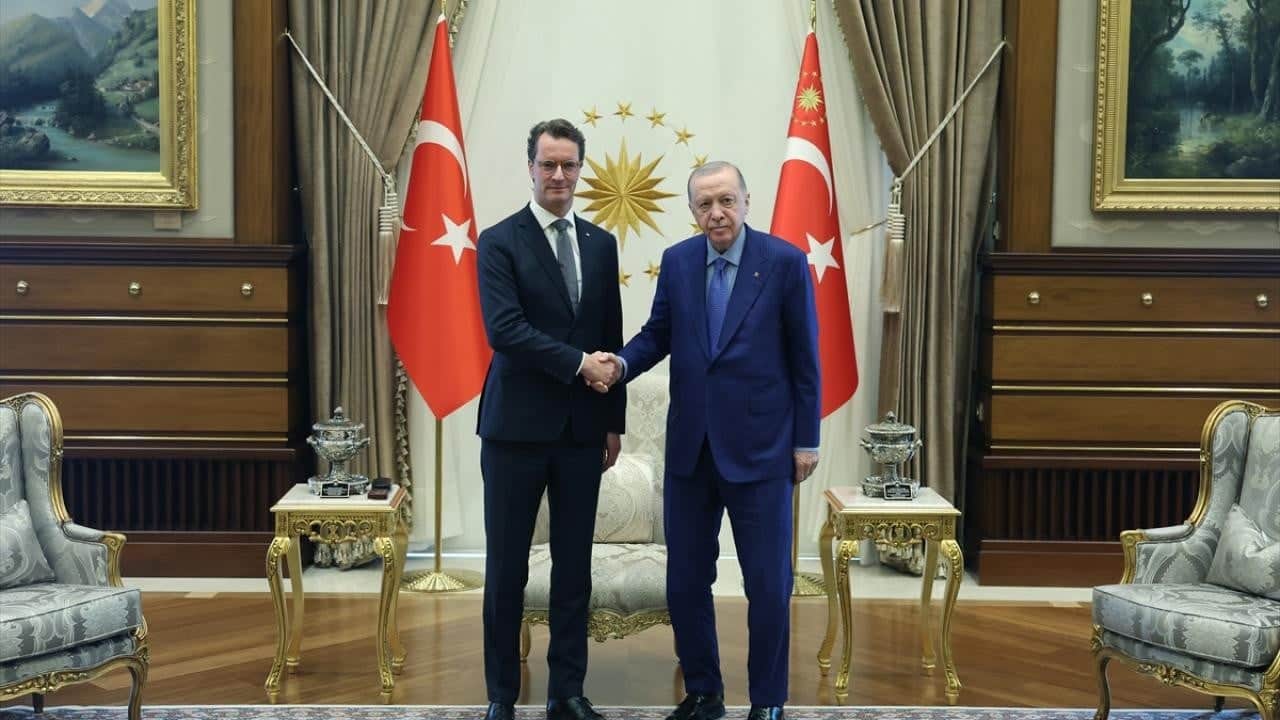 Cumhurbaşkanı Erdoğan, Başbakan Wüst'ü kabul etti