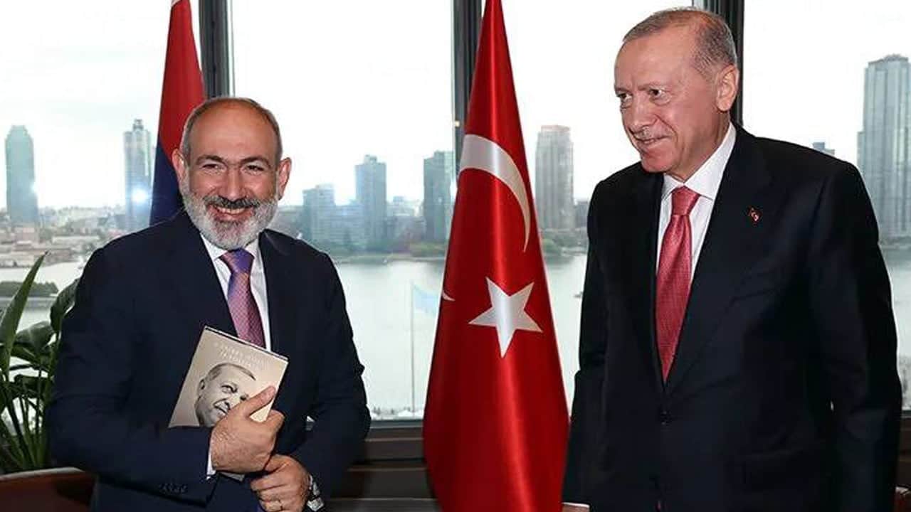 Cumhurbaşkanı Erdoğan, Ermenistan Başbakanı Paşinyan'ı kabul etti