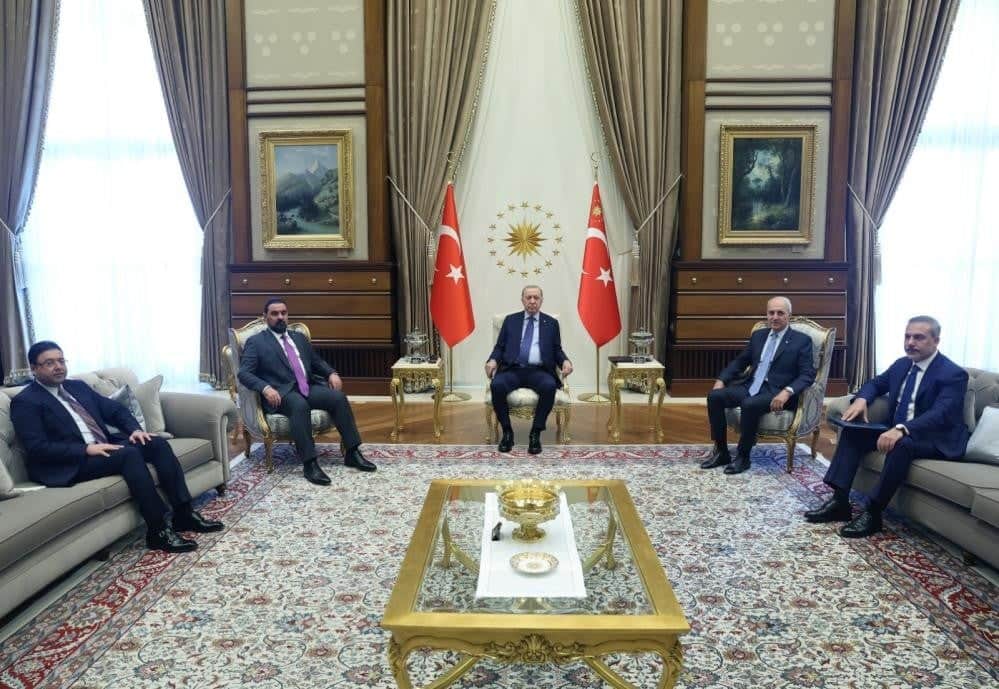 Cumhurbaşkanı Erdoğan, Irak Temsilciler Meclisi Başkanı Halbusi'yi kabul etti