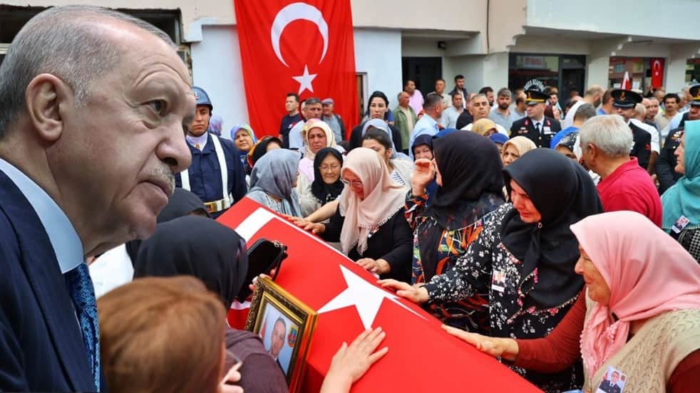 Cumhurbaşkanı Erdoğan'dan şehit ailesine başsağlığı mesajı