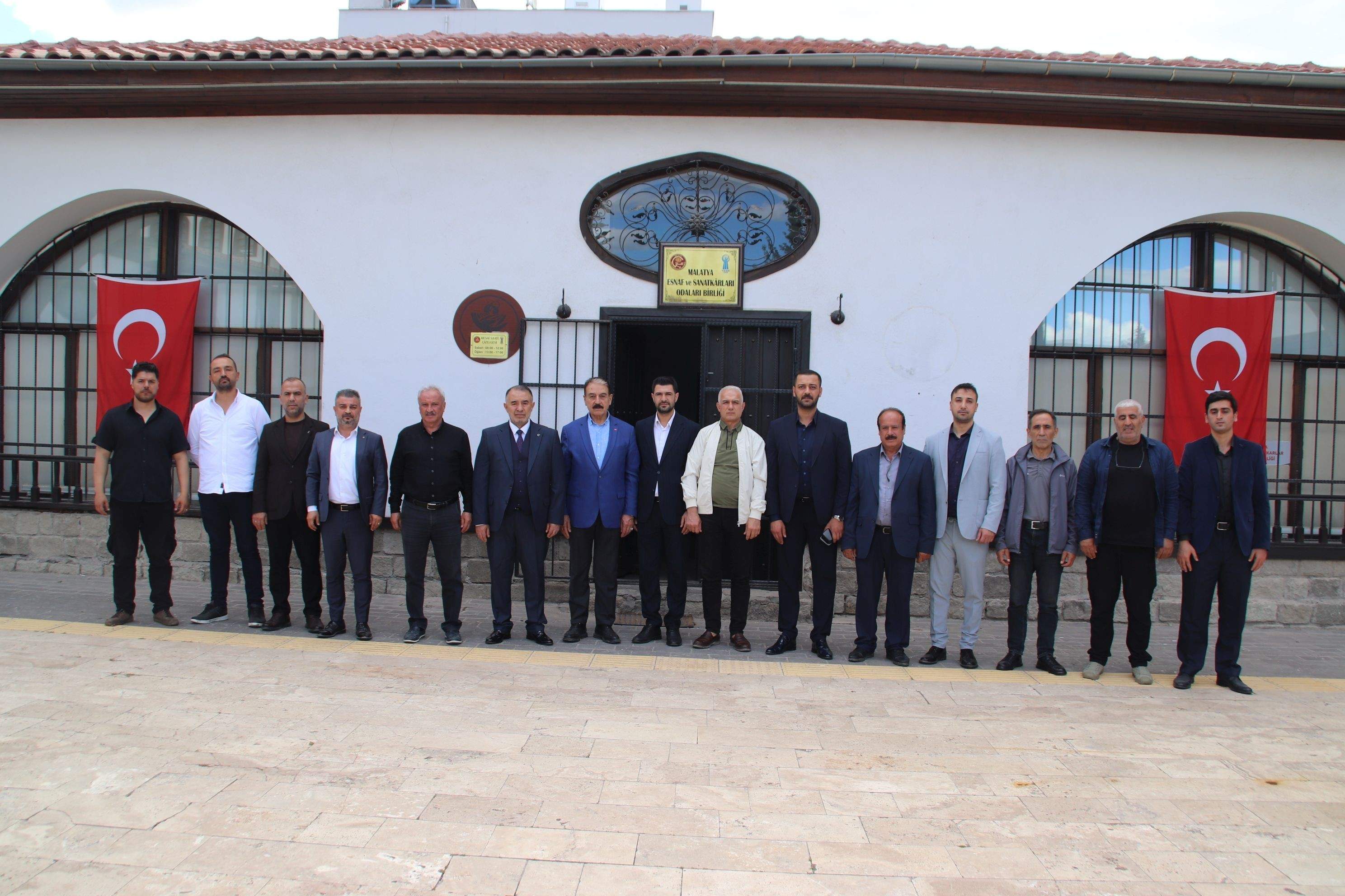 Demiryol-İş heyetinden MESOB'a tebrik ziyareti