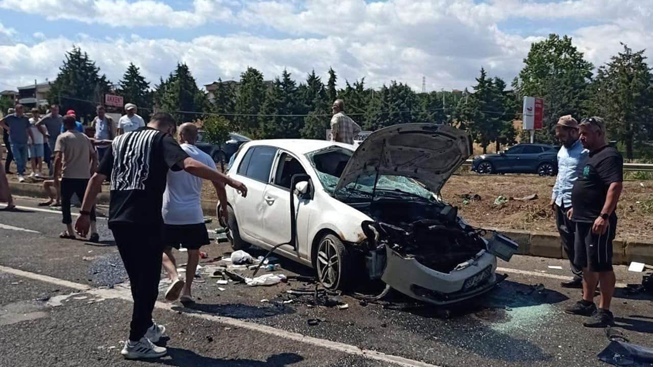 Düğünlerine 5 gün kala kaza geçirdiler