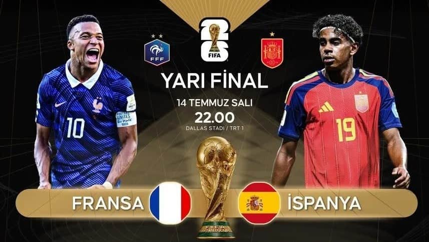 Dünya Kupası'nda yarı final zamanı! Fransa ile İspanya, ilk final bileti için karşılaşıyor