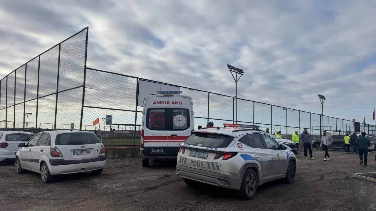 Edirne amatör liginde şok! Taraftarlar sahayı bastı, maç yarıda kaldı