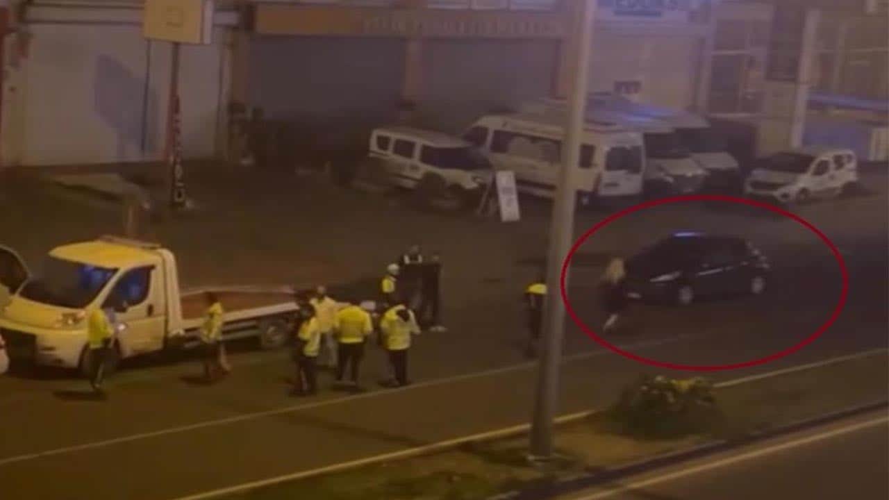 Ehliyetsiz kadın polise direndi Alkol üstüne düşeni yaptı Sinir krizi ve ceza
