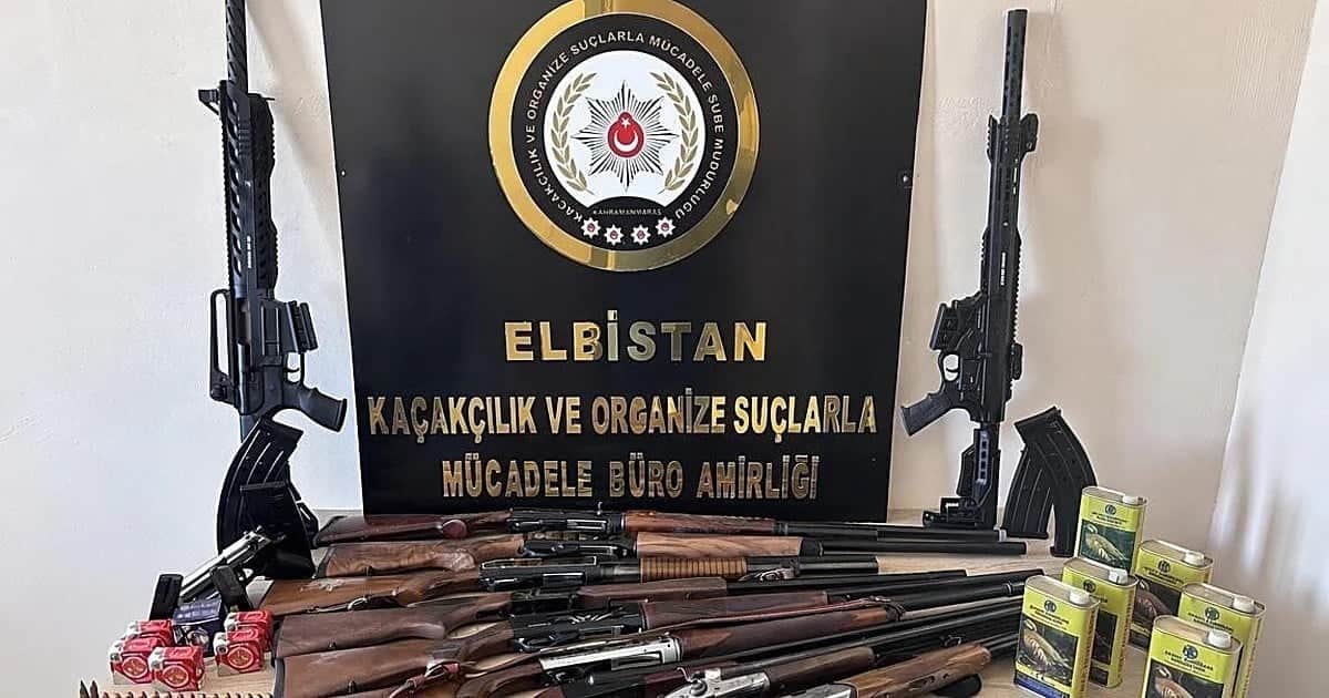 Elbistan'da uyuşturucu ve silah operasyonlarında yakalanan 6 şüpheliden 4'ü tutuklandı