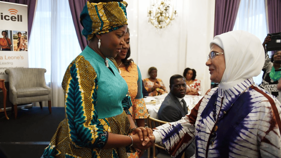 Emine Erdoğan Sierra Leone’de! Kadın ve kız çocukları programında konuştu