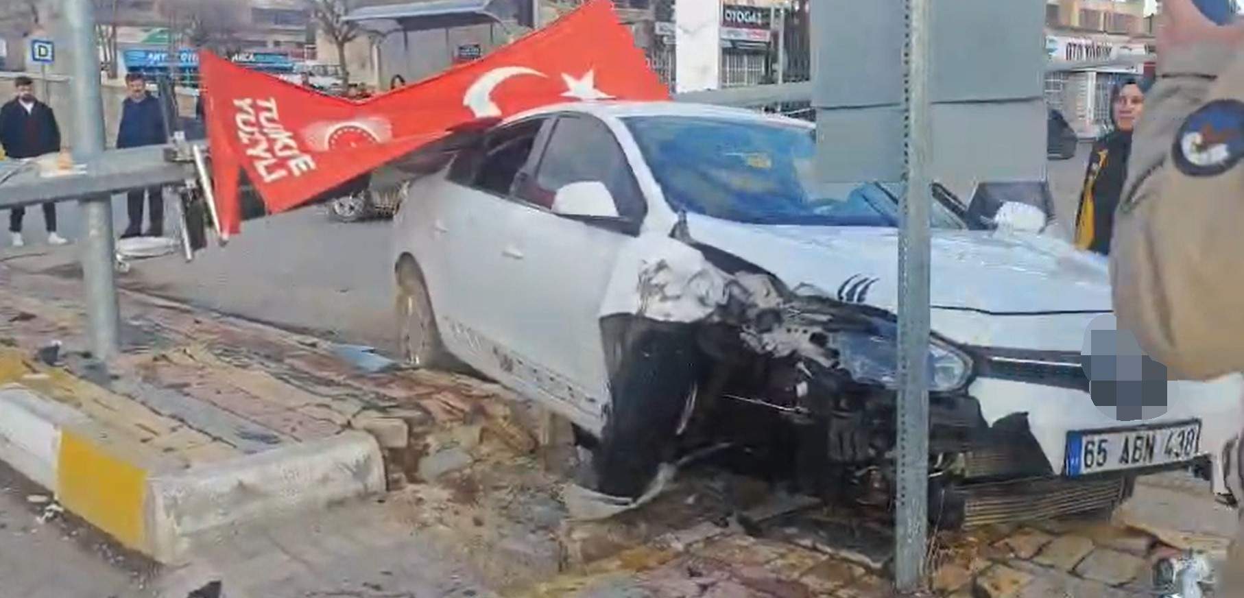 Erciş’te trafik kazası: 1 yaralı