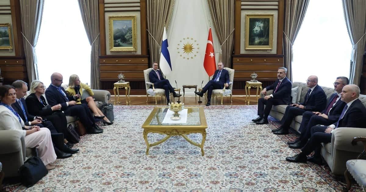 Erdoğan, Finlandiya lideri Stubb'u Külliye'de ağırladı: Masada NATO ve Gazze vardı