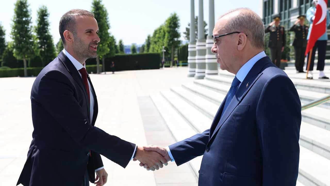 Erdoğan Karadağ Başbakanı'nı kabul etti