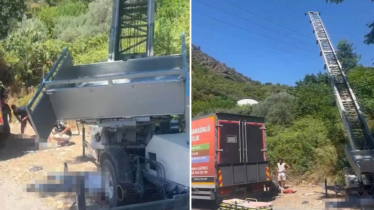 Ev taşıma faciası: Yük asansörü elektrik hattına dokundu, 2 işçi öldü