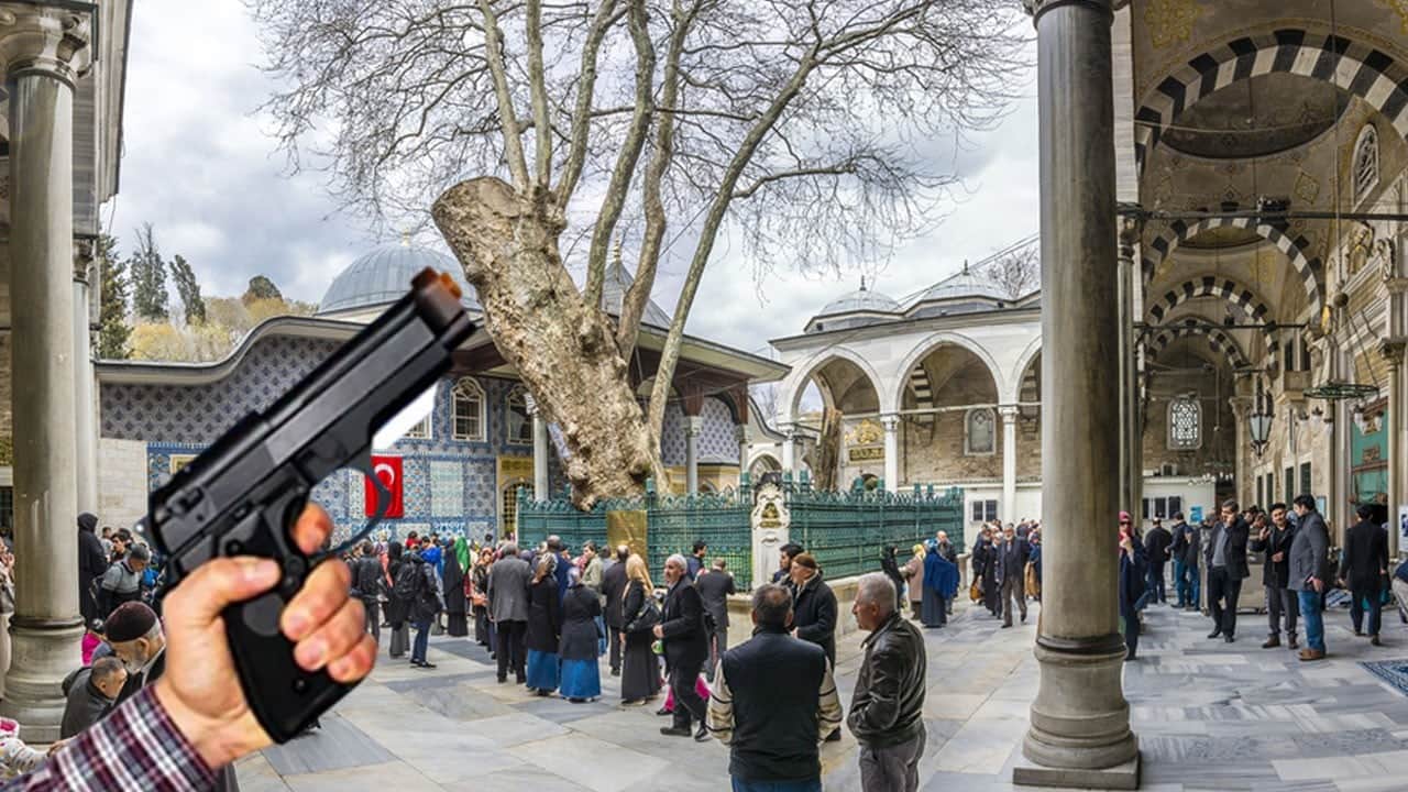 Eyüpsultan Camiindeki silahlı kavganın nedeni belli oldu: Namaz kılma şeklini beğenmemiş!
