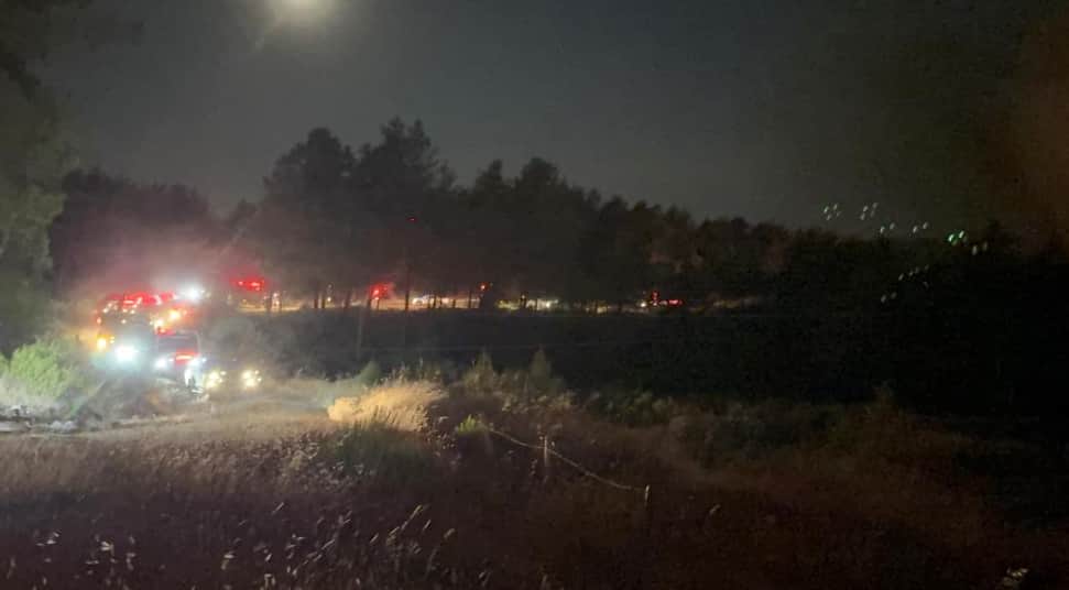 Fethiye'de orman yangını başladı