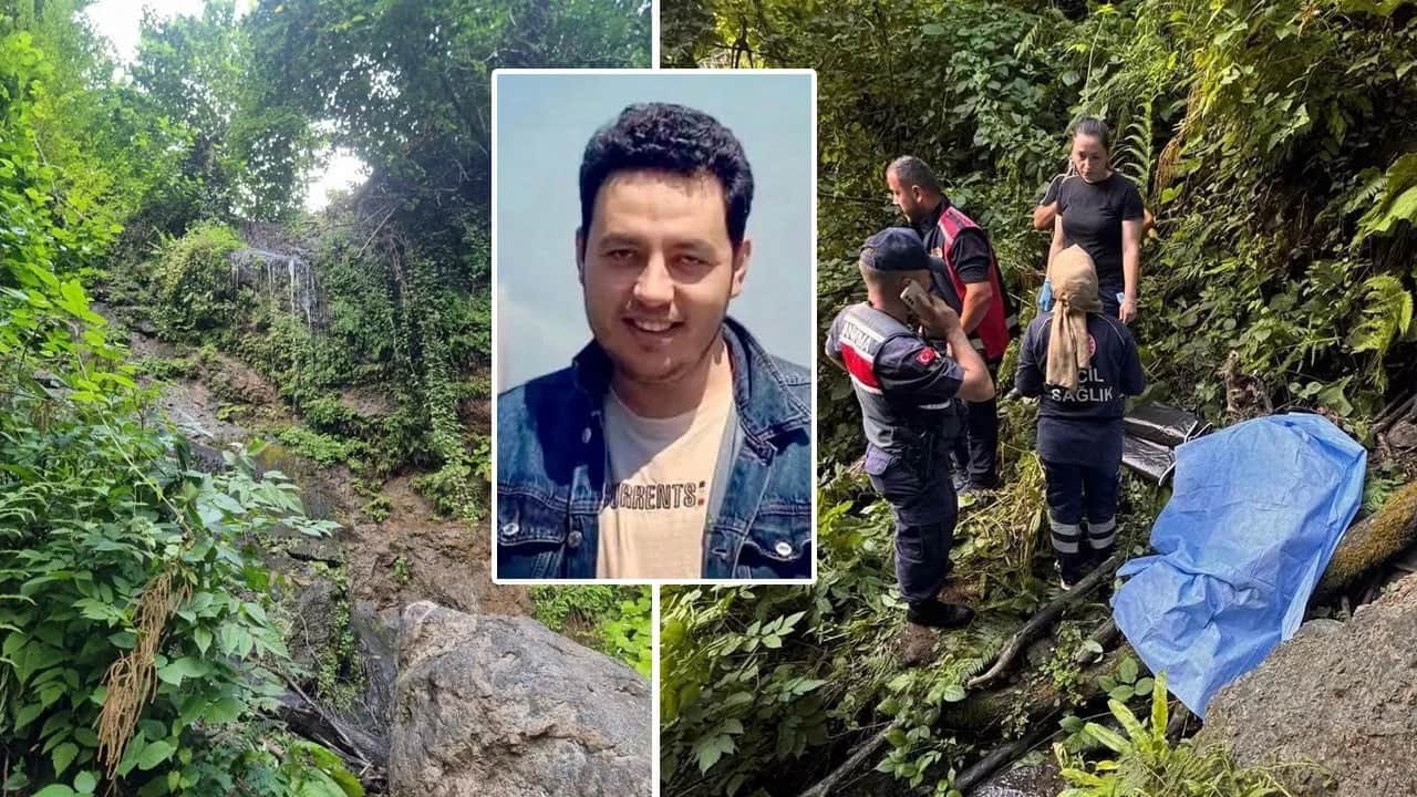 Fındık çuvalı ile birlikte uçuruma yuvarlandı! Ailenin tek oğlu yürekleri yaktı