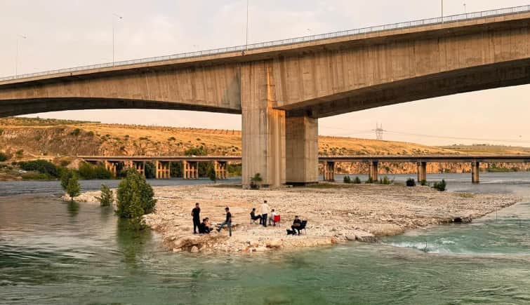 Fırat Nehri'nde korku dolu anlar: Piknik keyfi kabusa döndü
