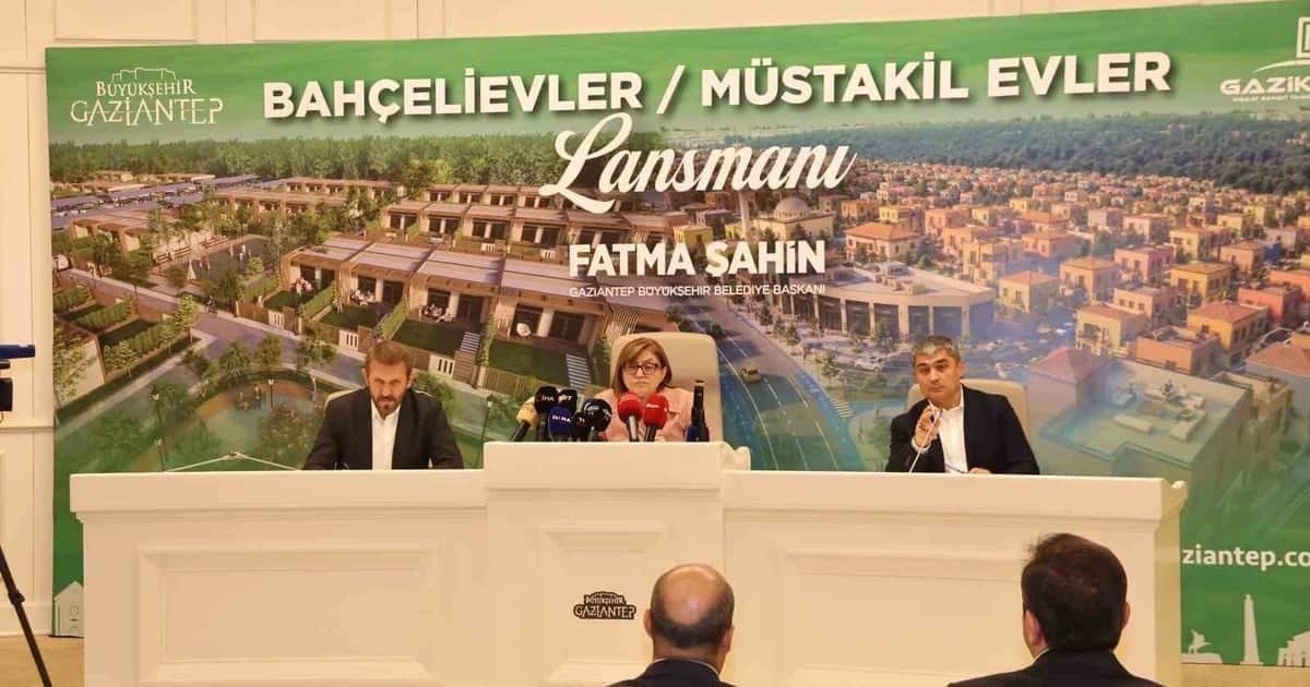 Gaziantep'te 590 bin TL'ye bahçeli ev müjdesi: Başvurular 8 Temmuz'da başlıyor