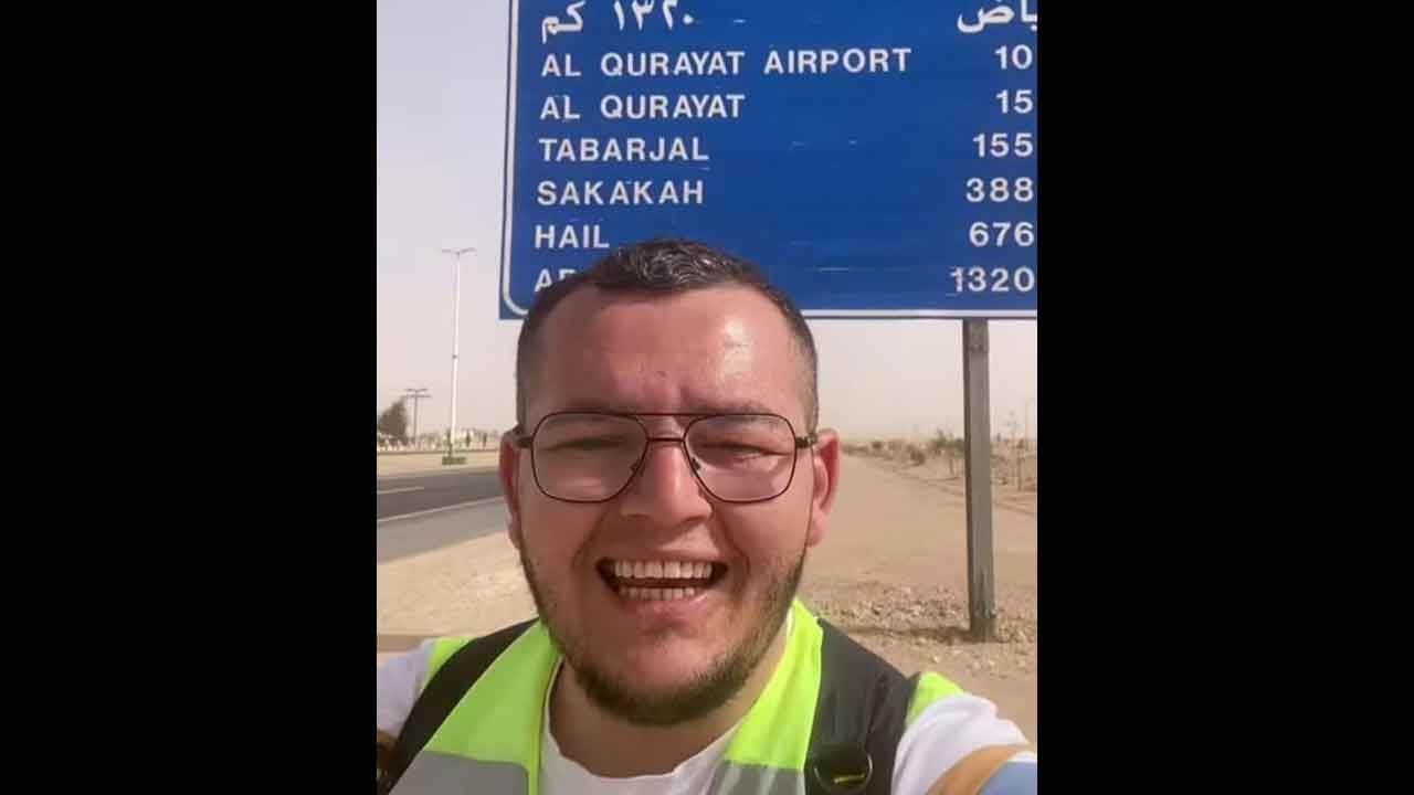 Gönül eri yollarda! Giresunlu İbrahim Çakır yürüye yürüye mukaddes topraklara vardı