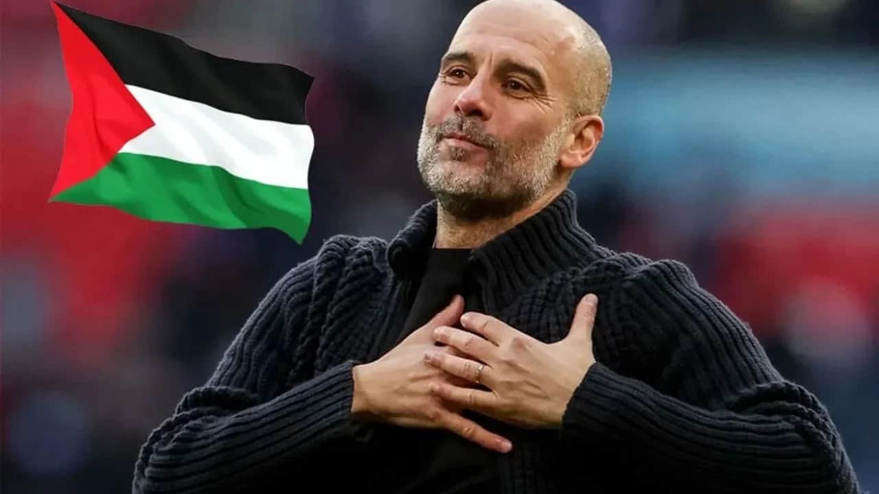 Guardiola'dan, Gazze'deki ampute futbol takımına anlamlı destek