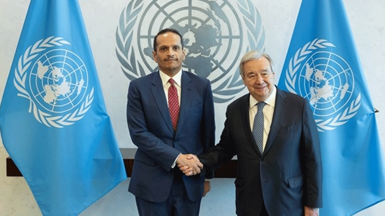 Guterres, Katar'ı ziyaret etti