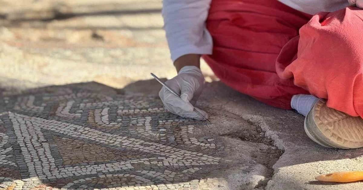 Hadrianopolis'te yaklaşık 1600 yıllık saray kompleksinin mozaikleri restore edildi