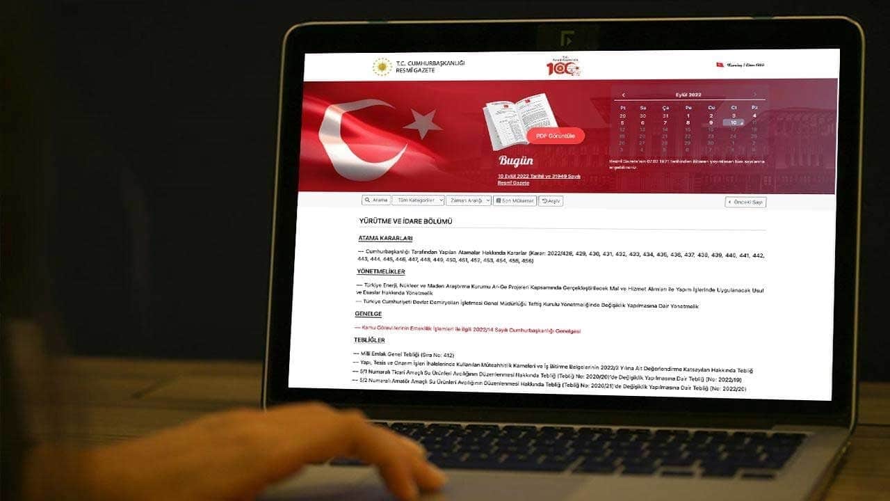 Hakim ve savcıların görevde yükselme kararları Resmi Gazete'de