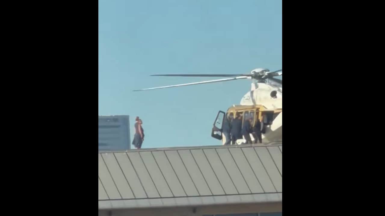 Helikopterle alıp gitti! Steven Saran otel çatısında görüntülendi