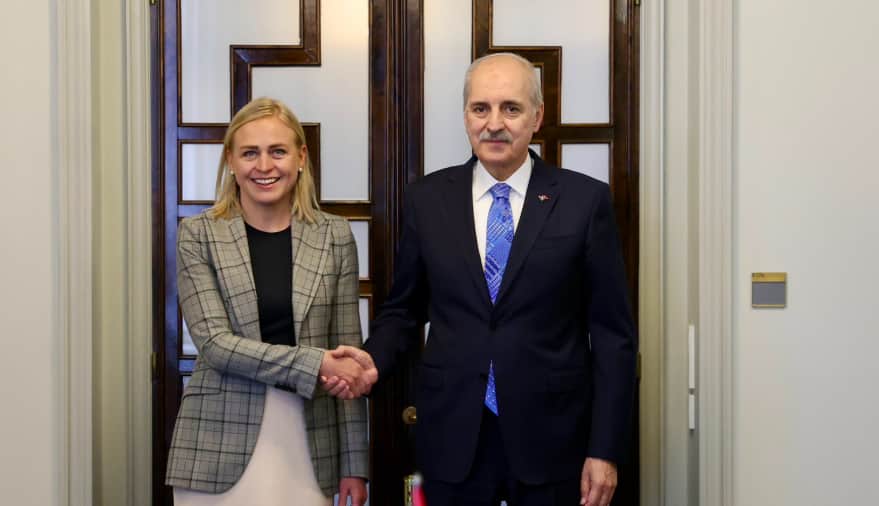 Helsinki'de kritik zirve: Kurtulmuş, Finlandiya'lı bakan Valtonen ile görüştü
