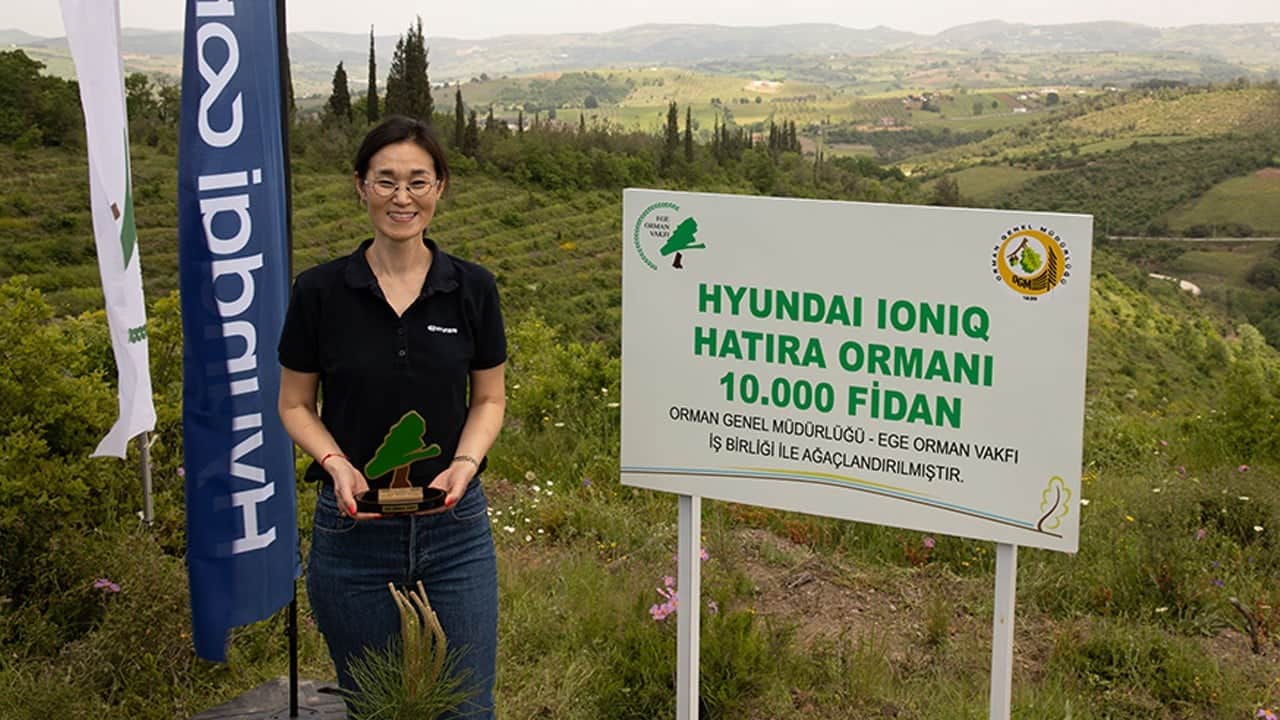 Hyundai’nin "IONIQ Ormanı" Türkiye’de kök salıyor! 10 bin fidan toprakla buluştu