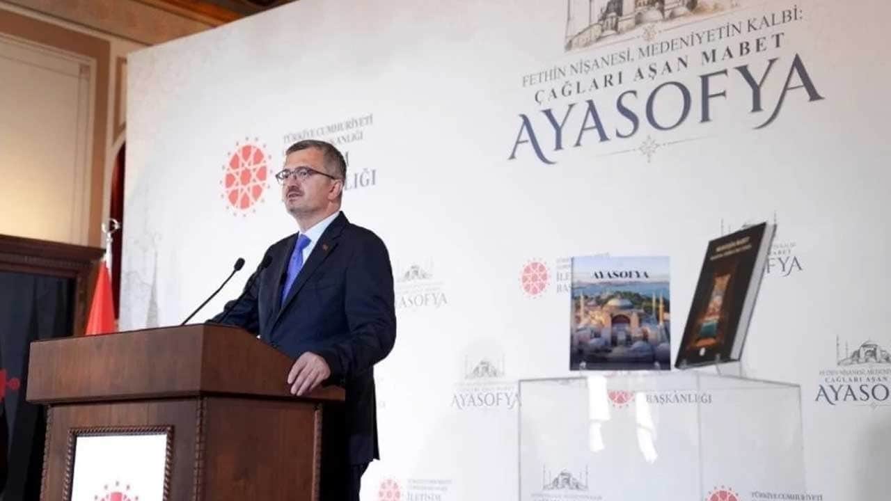 İletişim Başkanı Burhanettin Duran'dan Ayasofya mesajı: Fatih Sultan Mehmet Han'ın bıraktığı eşsiz miras