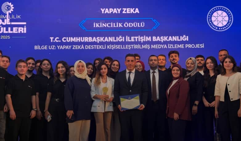 İletişim Başkanlığı’nın yapay zeka projesine ödül: "Verimlilik Proje Ödülleri" belli oldu