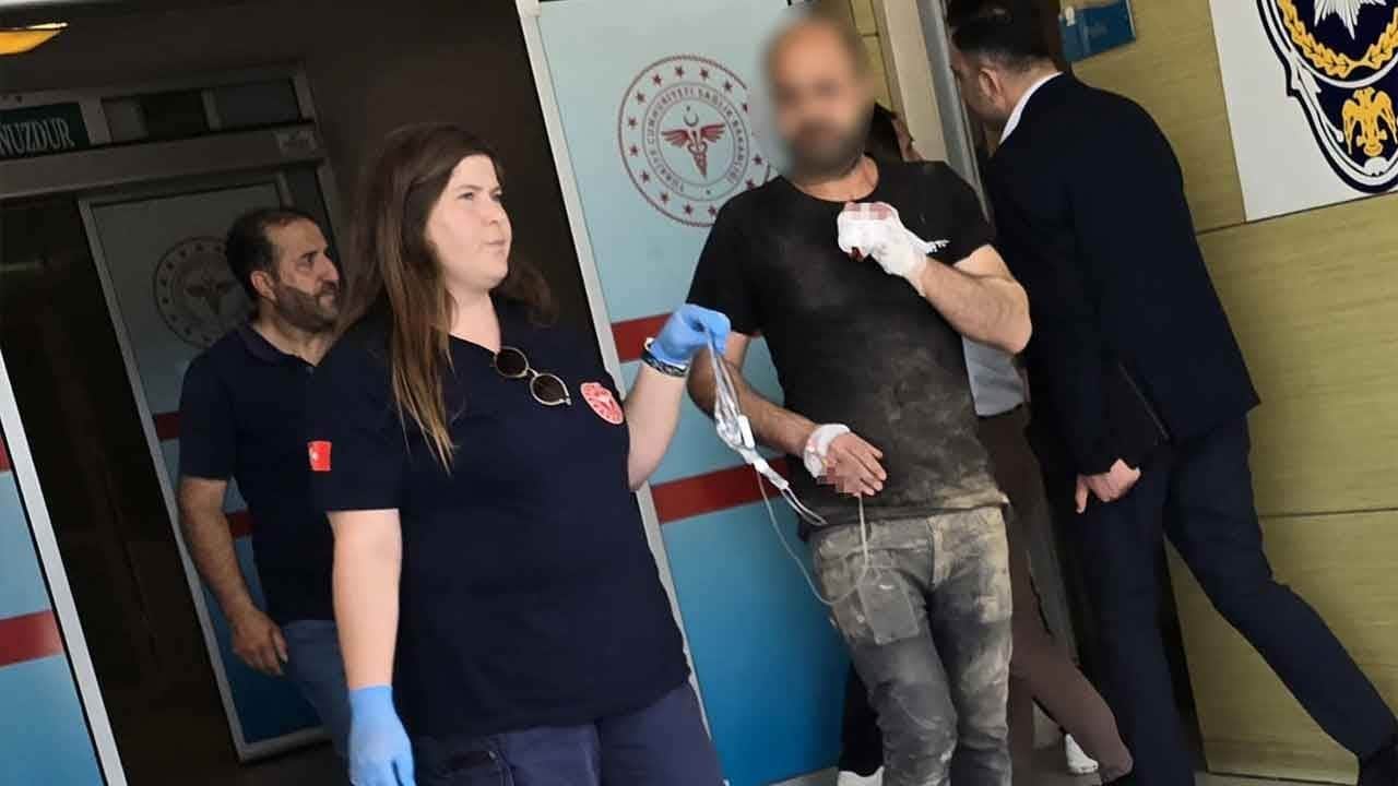 İnegöl'de mobilya imalathanesinde feci kaza! Testereye elini kaptıran işçinin parmağı koptu