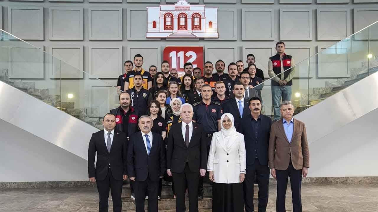 İstanbul Valisi Davut Gül'den 112'ye ziyaret