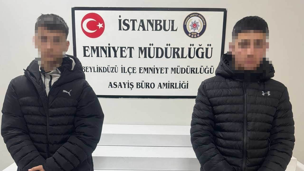 İstanbul'da 3 farklı iş yerinden hırsızlık yapan 2 şüpheli yakalandı