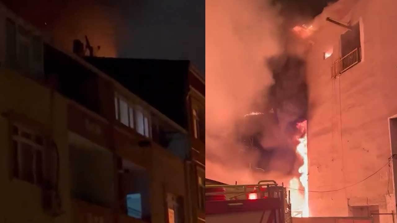İstanbul'da korku dolu anlar! Yangın binalara sıçradı