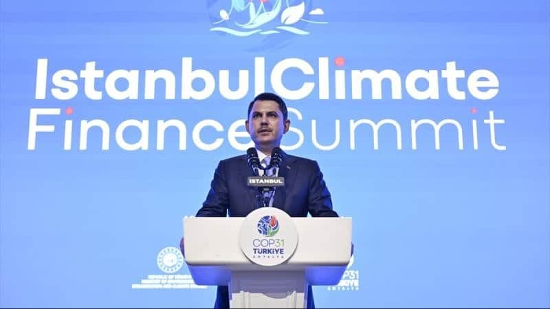 İstanbul’daki İklim zirvesi’nde stratejik yatırım çağrısı