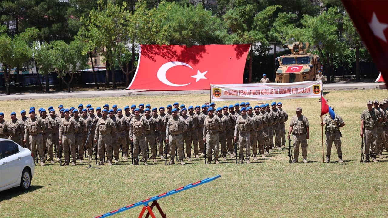 Jandarma'nın 187 yıllık onurlu tarihi Siirt'te kutlandı