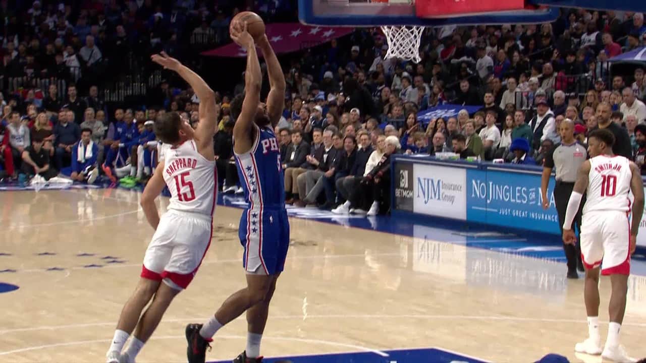 Joel Embiid "triple double" yaptı, 76ers, Rockets'ı uzatmada mağlup etti