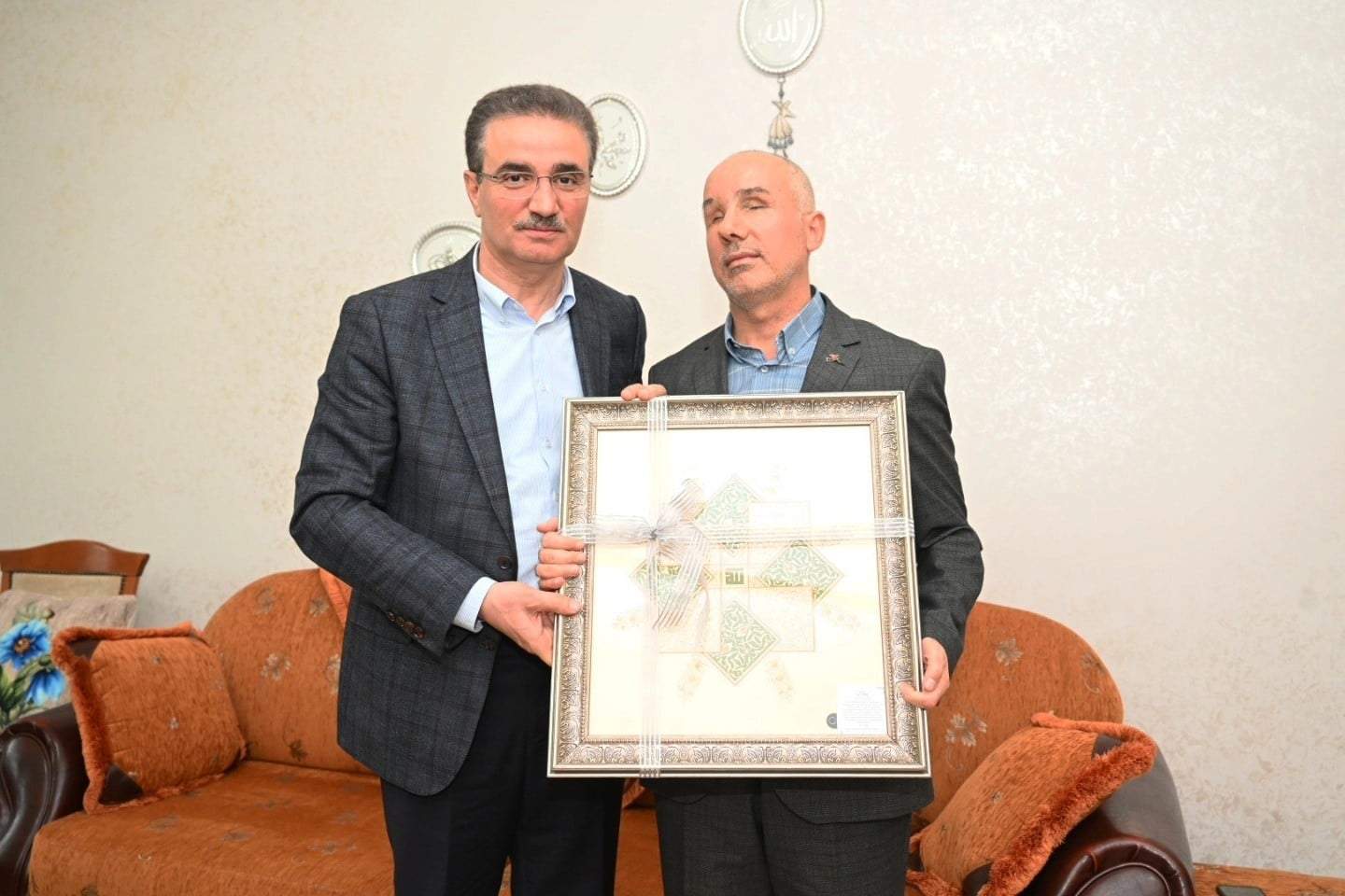 Kahraman gazilere bayram ziyareti