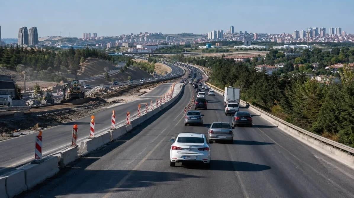 Karayolları duyurdu: Ankara Çevre Otoyolunun Eskişehir istikameti trafiğe kapatıldı