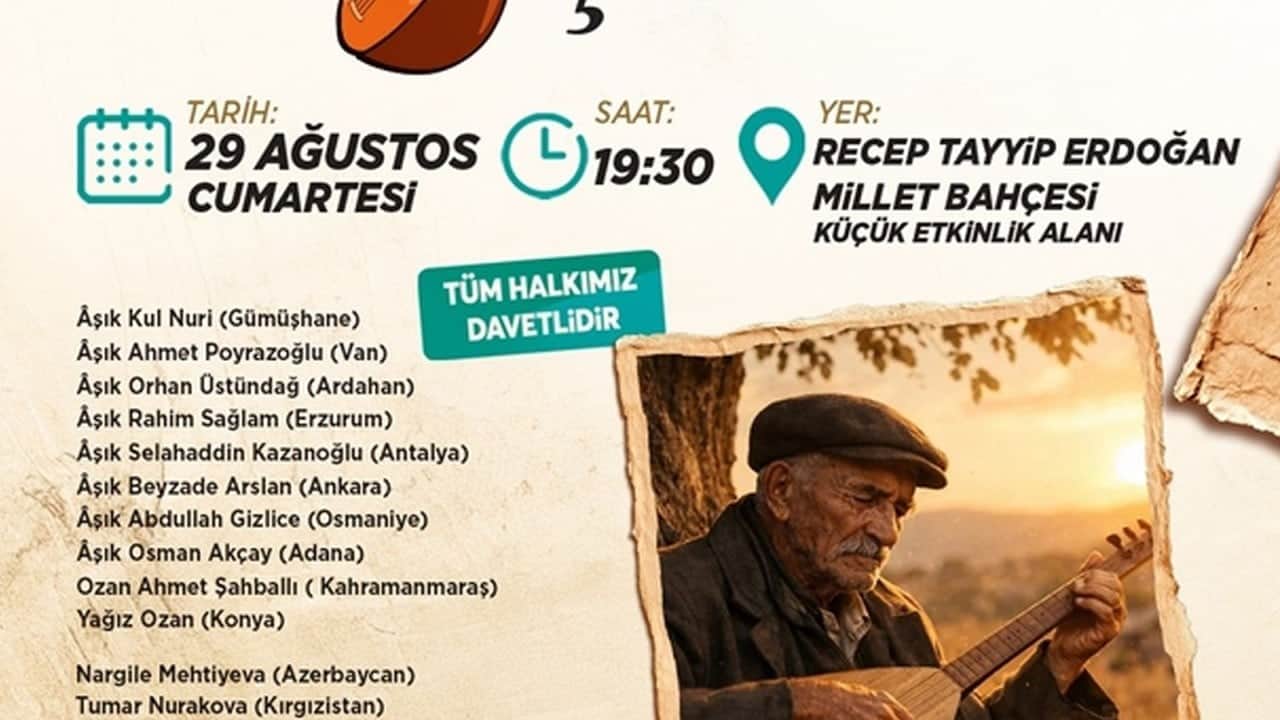 Kayseri’de kültürel birikim şöleni: Kültür başkentinde aşıklar buluşması