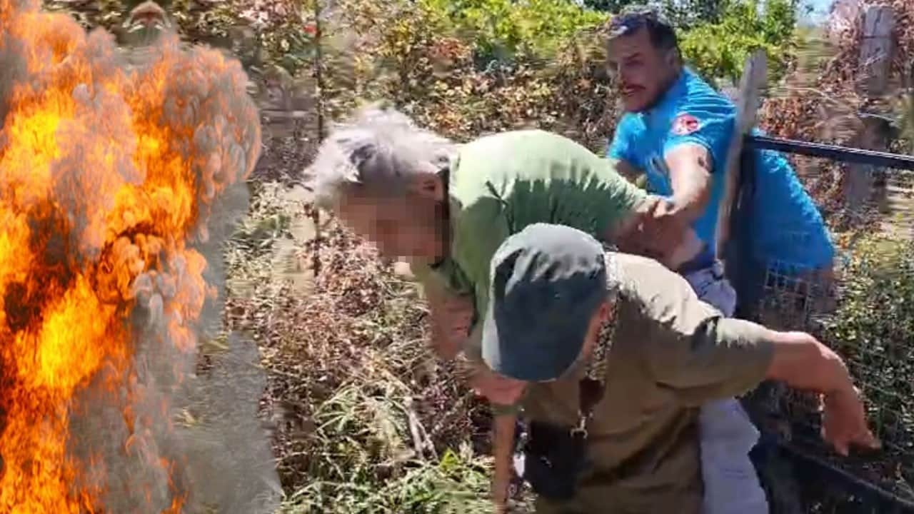 Kendini yakacaktı 10 dönüm ormanı yaktı