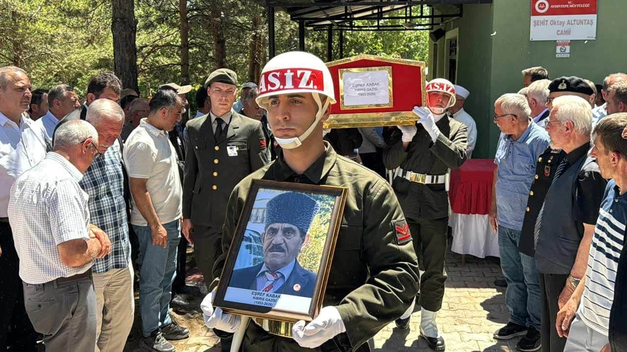 Kıbrıs gazisine son görev
