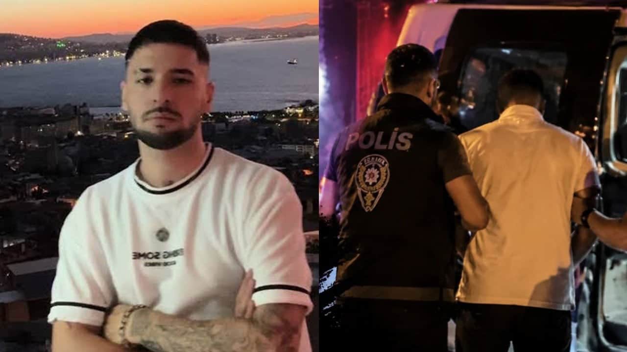 Kırmızı bültenle aranan suçlulara şarkı yazan rapçi Uzay sahneden indirilerek gözaltına alındı