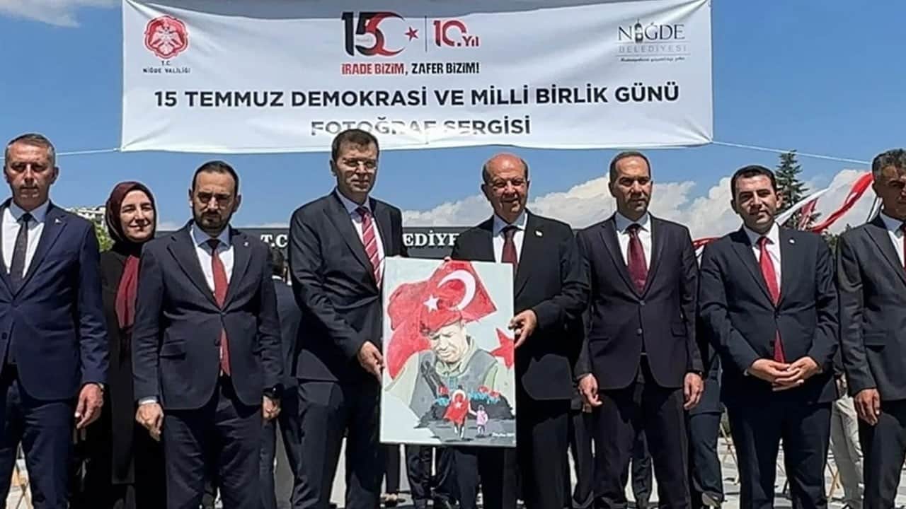KKTC 5. Cumhurbaşkanı Tatar'dan 15 Temmuz yorumu! Milli iradenin tanklara galip geldiği gün!
