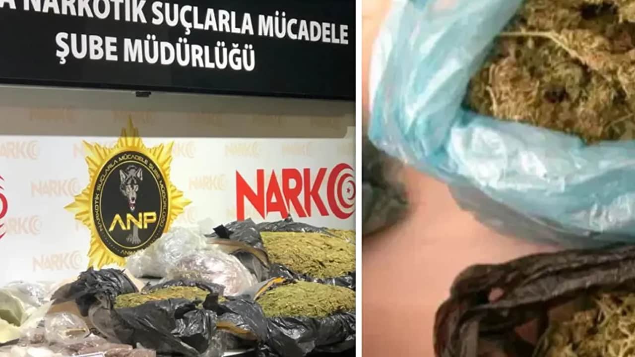 Kömür Yüklü Tırda 1,5 Kg Esrar Ele Geçirildi