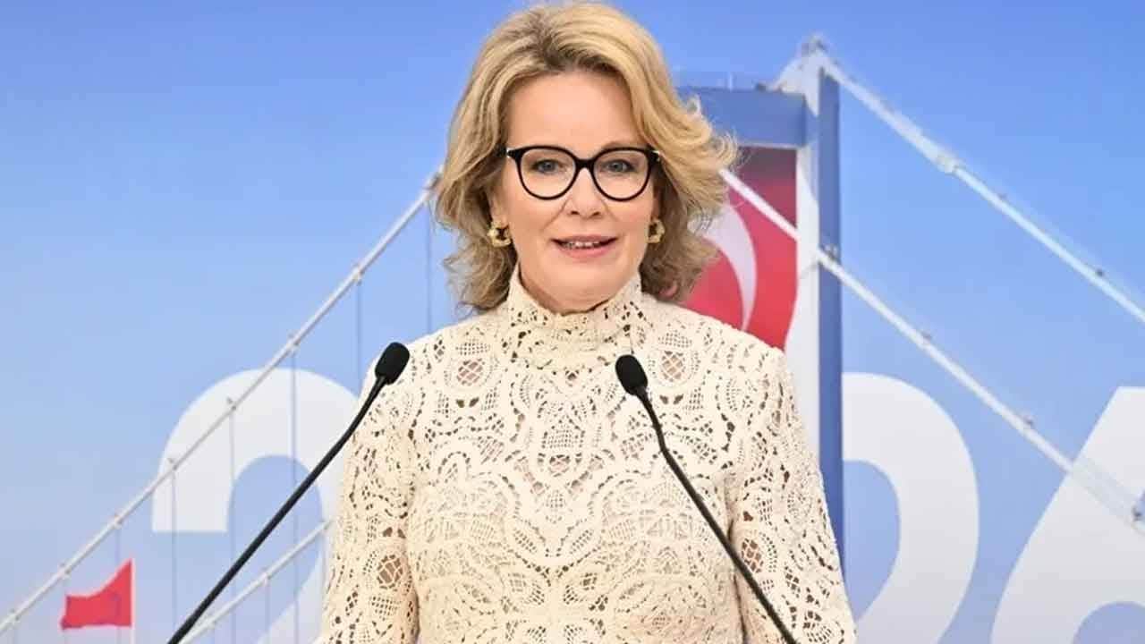 Kraliçe Mathilde İstanbul'dan ayrıldı