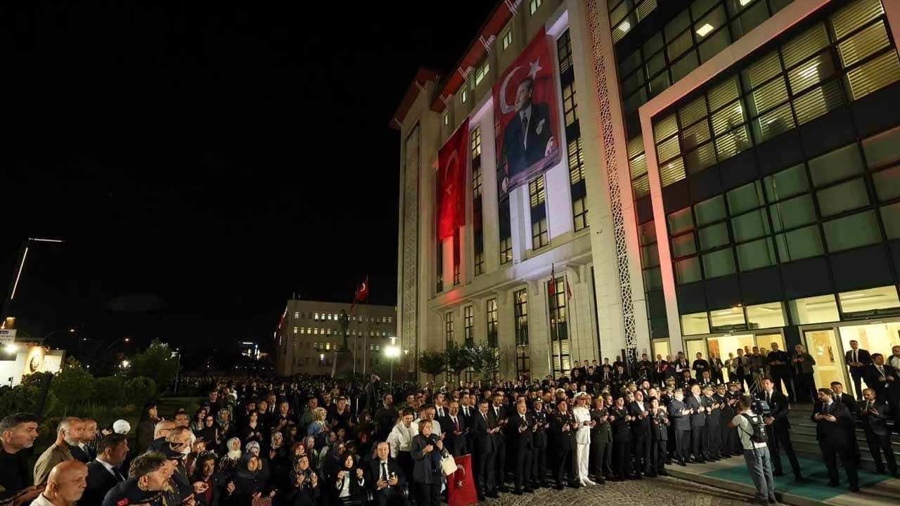 Kritik noktalardan biriydi! Ankara Emniyet Müdürlüğü'nde 15 Temmuz anma programı