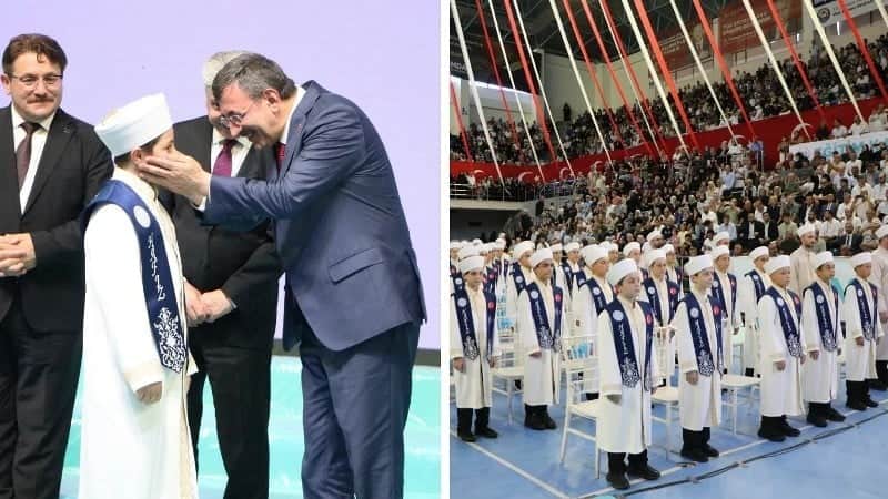 Manevi hafızamız emin ellerde! Cevdet Yılmaz, asırlık İslam geleneğini yaşatan genç hafızların icazet töreninde konuştu!